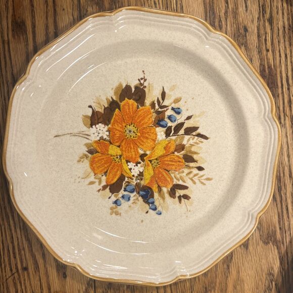 Mikasa Garden Club FLOWERFEST EC452 Dinner Plate 10 3/4" Excellent! - Picture 1 of 10